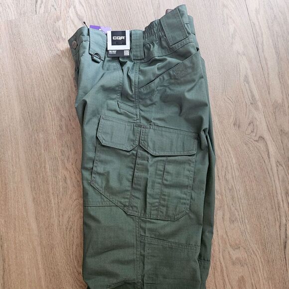 CQR Mens 30Wx32L Hiking Work Tactical Pants Ripstop Water Resistant Cargo NEW - Picture 8 of 12
